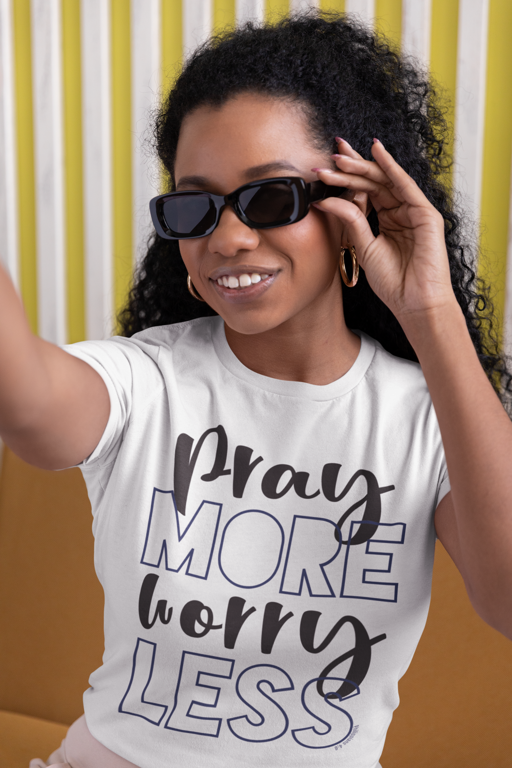 Pray More Worry Less- Tshirt